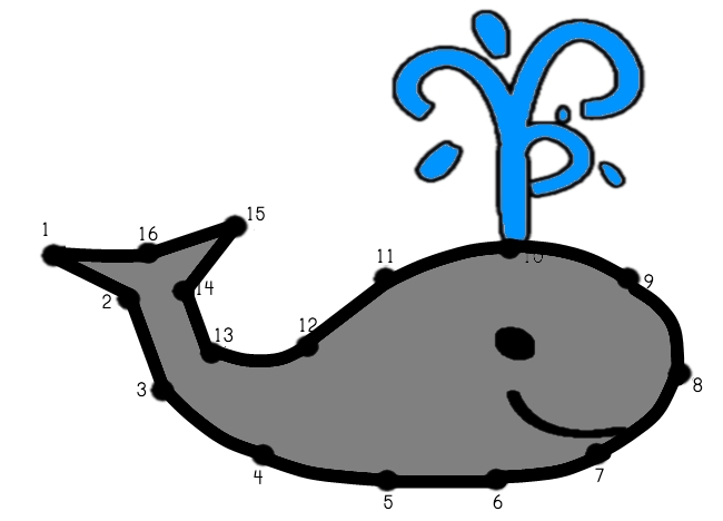 Whale Dot2Dot Worksheet